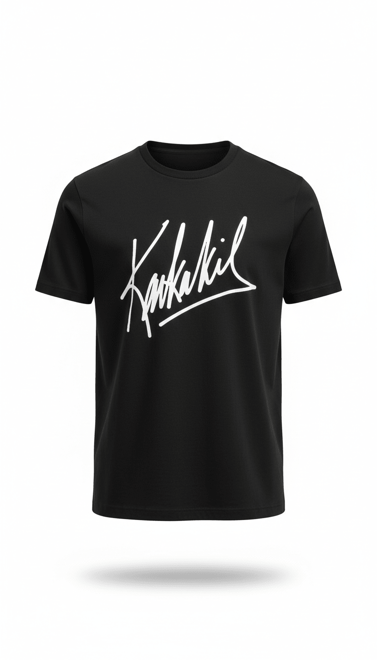T-shirt typographie signature audacieuse - UNLUCK.SHOP